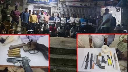 Dacoity Plot Foiled in Vasai; 11 Hardened Criminals Arrested with Weapons